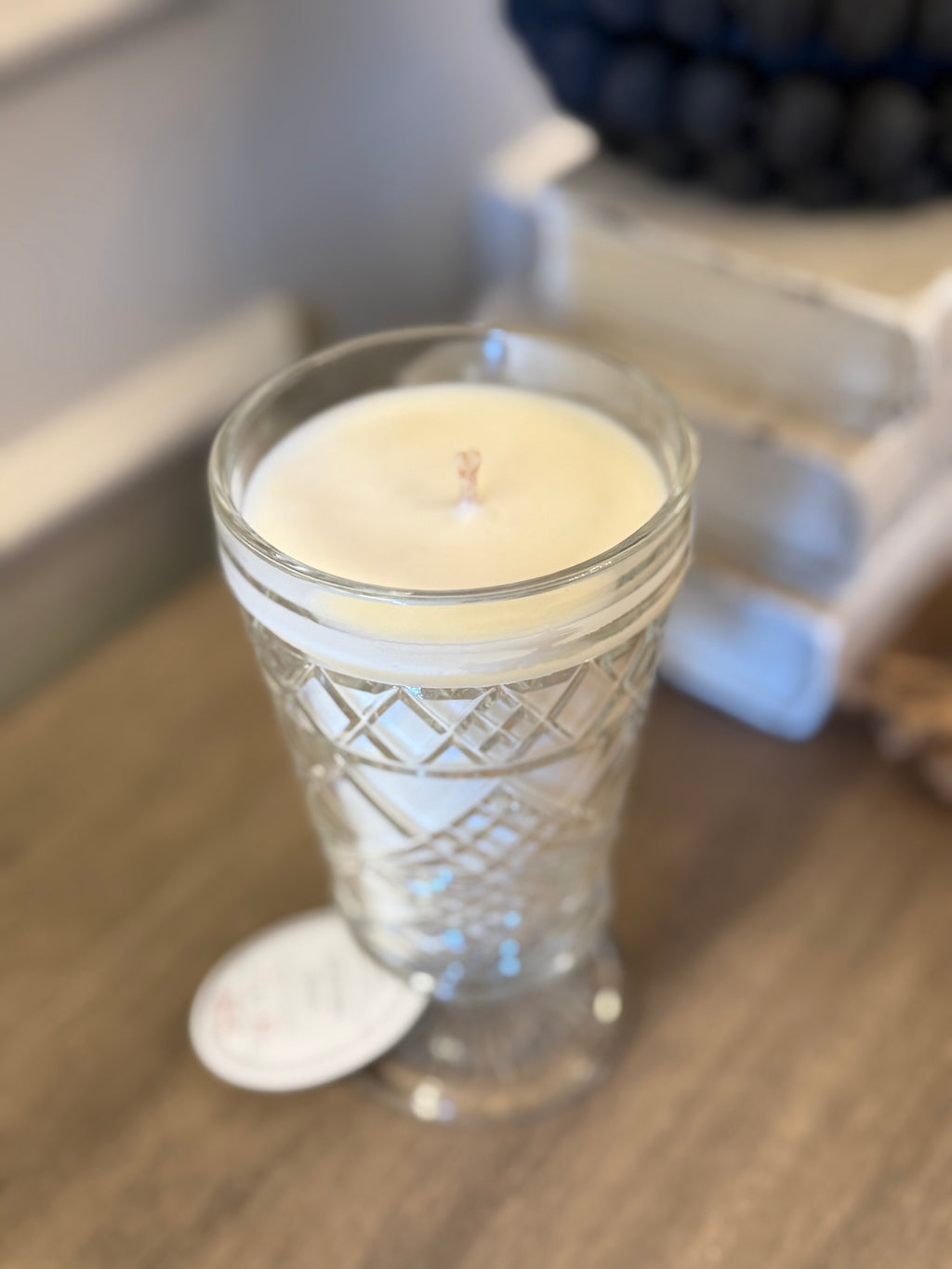 Vintage Glass Goblet Candle - 4 Scents to Choose from