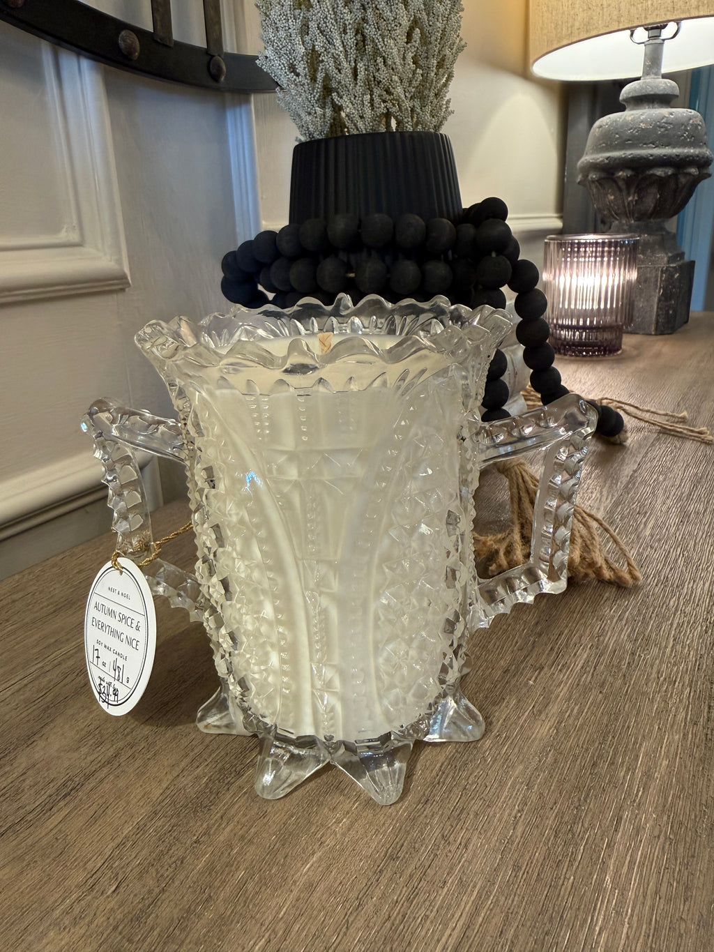 Vintage Higbee Celery Vase Candle - Autumn Spice & Everything Nice Scent